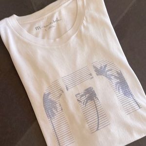 Travis Mathew palm print tee